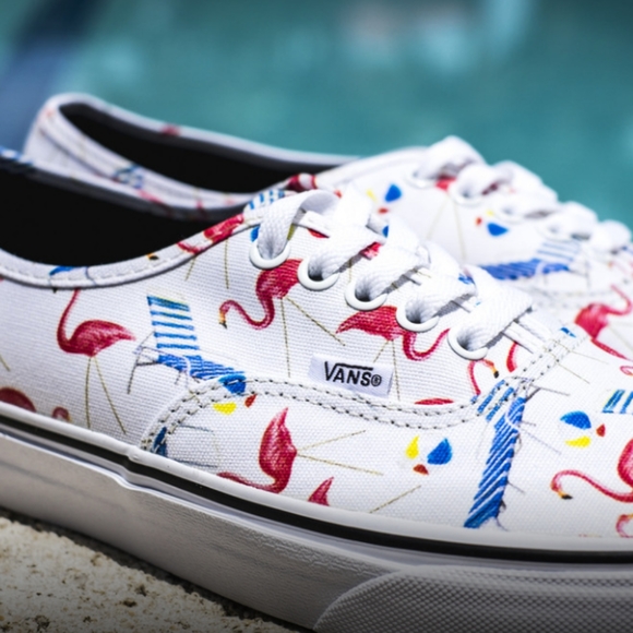 Vans Other - Vans flamingo and pool ball beach shoes 🏖️ men's size 10